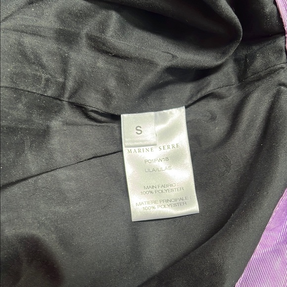 Marine Serre Purple High-Waisted Pants - Picture 12 of 12